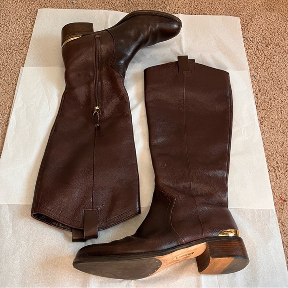 Louise et Cie Shoes - Louise et Cie Zada Brown Leather Riding Boot 8